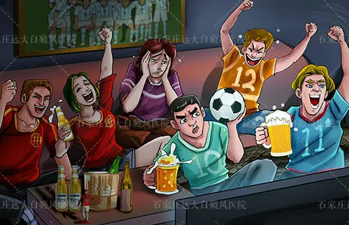 熬夜身上长了白斑是白癜风吗 白斑图片