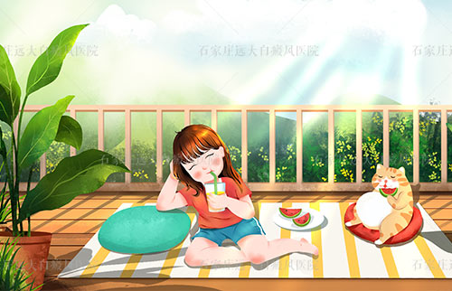 白癜风被太阳暴晒后会发红微痛吗